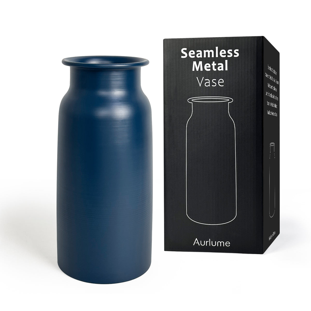 Seamless Metal Vase - Unbreakable & Shatterproof Flower Vase