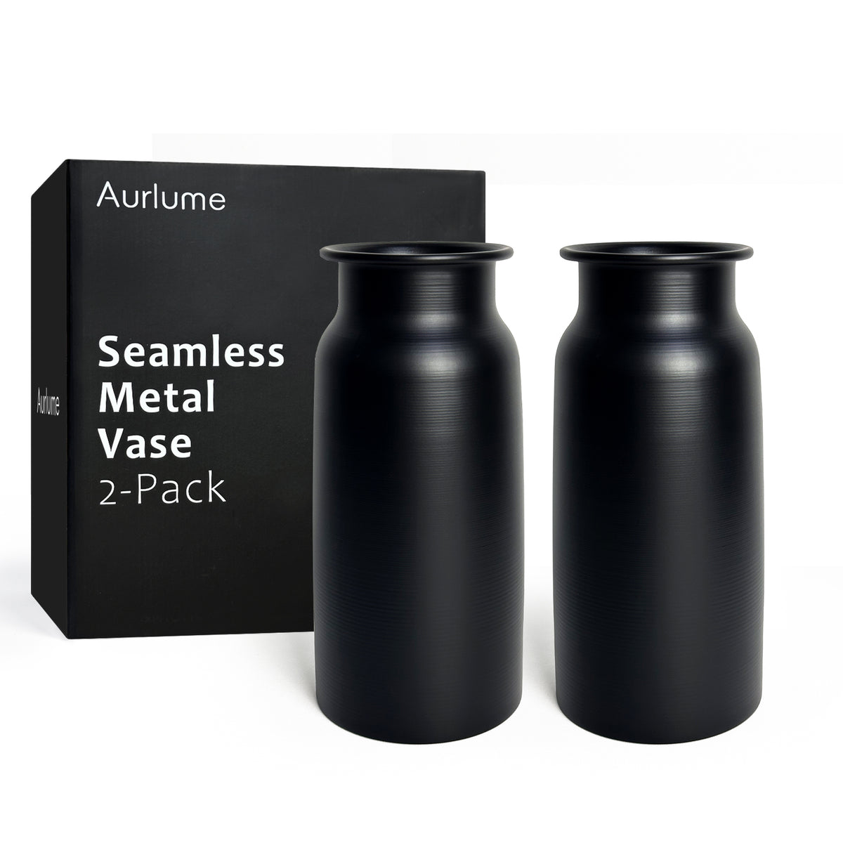Seamless Metal Vase - Unbreakable & Shatterproof Flower Vase