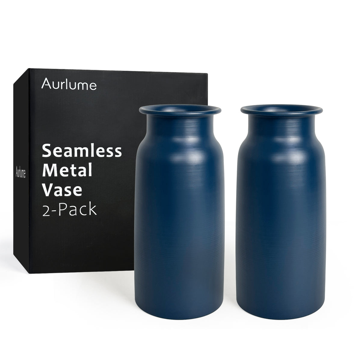 Seamless Metal Vase - Unbreakable & Shatterproof Flower Vase