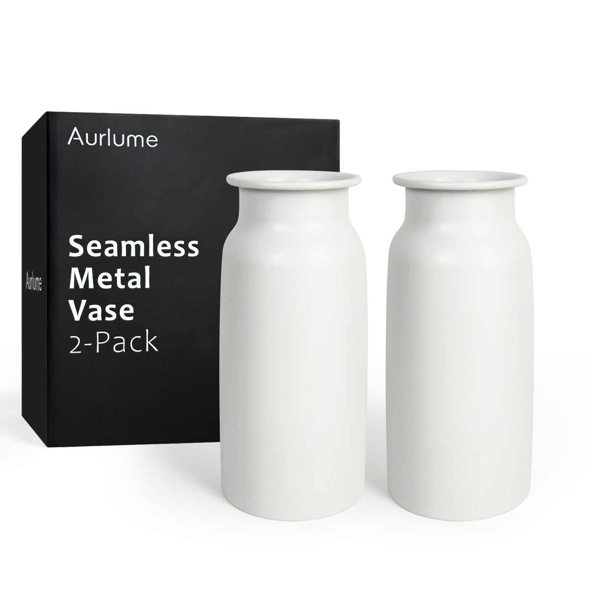 Seamless Metal Vase - Unbreakable & Shatterproof Flower Vase