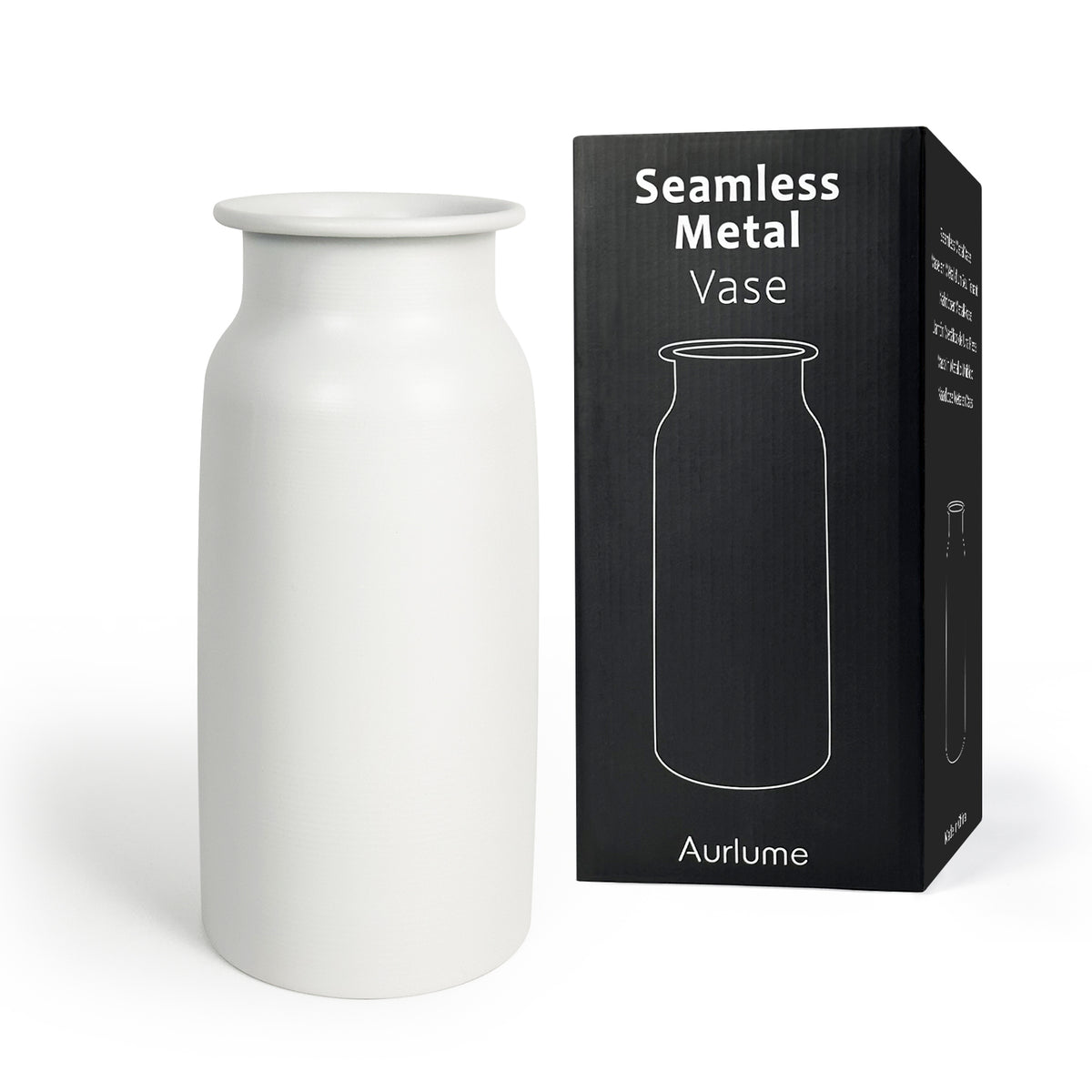 Seamless Metal Vase - Unbreakable & Shatterproof Flower Vase