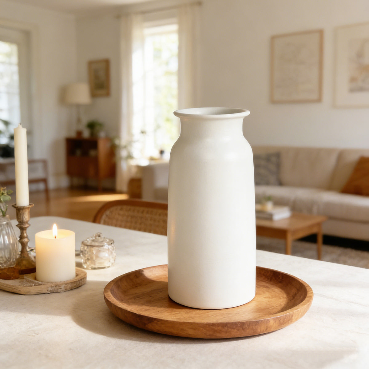 Seamless Metal Vase - Unbreakable & Shatterproof Flower Vase